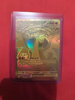 Mega Charizard X EX Phantasmal Flames 130/94 Mega Ultra Rare Gold Card - Image 1