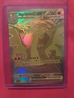 Mega Charizard X EX Phantasmal Flames 130/94 Mega Ultra Rare Gold Card - Image 4