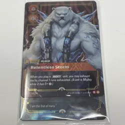 Volibear Riftbound English Promo card 249/298 PRERELEASE League Of Legends Foil - Image 1