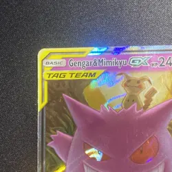 Gengar & Mimikyu GX 53/181 Team Up Holo Pokemon Card TCG - Image 2