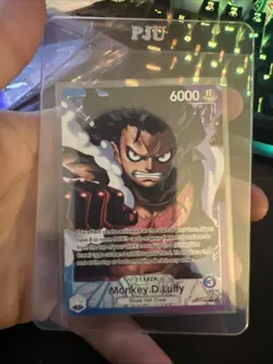 One Piece Card Game OP11 040 Leader Monkey D.Luffy Alt Art English - Image 1