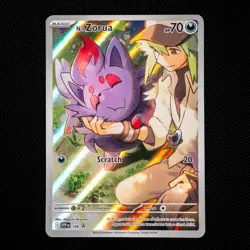 N's Zorua 189 Sv: Scarlet & Violet Promo Cards Holo Pokemon TCG - NM - Image 1