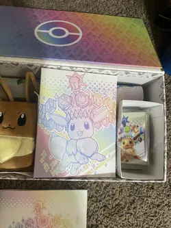 Prismatic Evolutions UPC Eevee Deck Box Sleeves And Play Mat -- NO Cards - Image 2