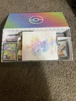 Prismatic Evolutions UPC Eevee Deck Box Sleeves And Play Mat -- NO Cards - Image 4
