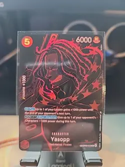 Yasopp SP Parallel OP09-013 Legacy of the Master One Piece Card Game OP12 - Image 1
