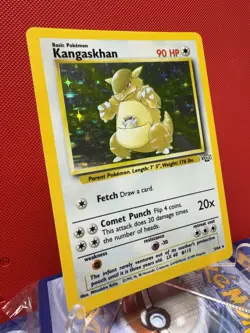 Pokemon TCG Kangaskhan Holo Rare Jungle Card 5/64 LP+ Condition - Image 2