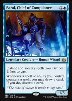 1x Baral, Chief of Compliance Heavy Play MTG Magic - Kid Icarus - - Image 1