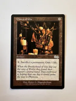 Claws of Gix - MTG Urza's Saga - LP - Image 1