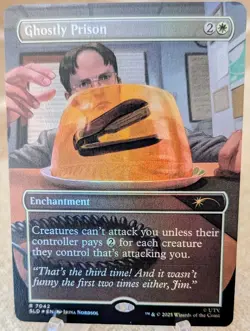 Magic Secret Lair X The Office - Ghostly Prison - From Dwight's Destiny Foil MtG - Image 1