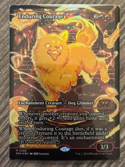 Enduring Courage (Japan Showcase Foil) MTG - Duskmourn: House of Horror 392 - Image 1