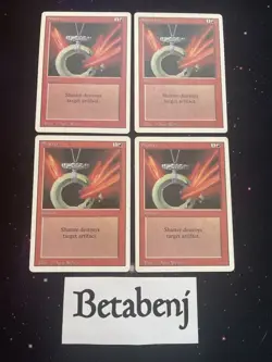 4x MTG Shatter Revised Edition (Playset) - Image 1