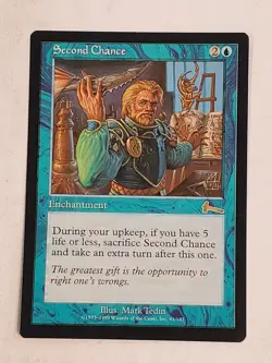 MTG Second Chance (Urza's Legacy/Blue/R) - BGM - Image 1