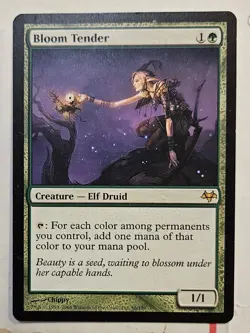 Bloom Tender LP Eventide MtG Magic: The Gathering Rare - Image 1