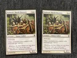 MTG Magic - Stalwart Shield-Bearers - Rise of the Eldrazi - Common - x2 NM - Image 1