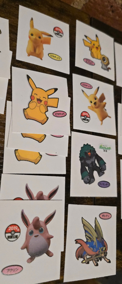 Pokemon Daiichi Pan Deco Bread Stickers Japanese Sticker Lot 39 Pikachu Eevee - Image 3