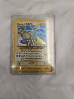 Pokemon TCG Shining Raichu 111/105 Neo Destiny Secret Rare Holo WOTC 2001 LP - Image 2
