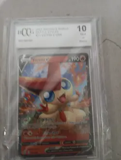 2021 Pokemon SWSH Sword & Shield Battle Styles #21 Victini V URR BCG 10 MINT!🔥 - Image 1