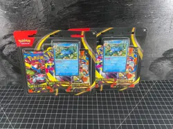 Pokemon TCG Mega Evolution 3-Pack Blister Set of 2 Golduck Sealed/New - Image 1