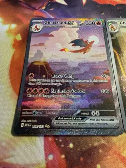 Pokemon Scarlet and Violet 151 Set Charizard EX Charmeleon Charmander Trio SIR - Image 3