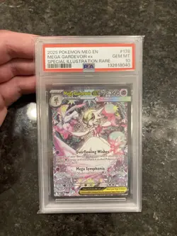 Pokemon 2025 Mega Evolutions Mega Gardevoir Ex 178 PSA 10 - Image 1