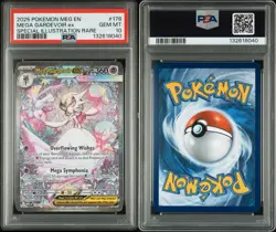 Pokemon 2025 Mega Evolutions Mega Gardevoir Ex 178 PSA 10 - Image 4