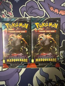 Pokemon TCG: Scarlet and Violet Twilight Masquerade Booster Packs X2 - Image 1