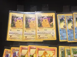 Shadowless Base Set Pokemon Lot Vintage Red Cheeks Pikachu, Charmander, 17 Cards - Image 3