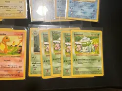 Shadowless Base Set Pokemon Lot Vintage Red Cheeks Pikachu, Charmander, 17 Cards - Image 5