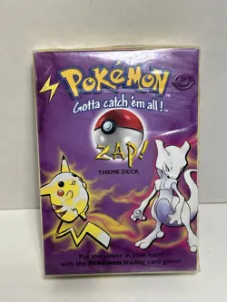 Pokemon Zap Theme Deck Base Set Sealed Vintage - Image 1