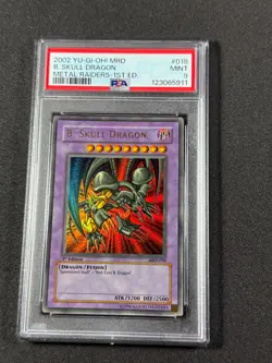 Yugioh PSA 9 B. Skull Dragon MRD-018 1st Edition Ultra Rare New Cert Clean - Image 1