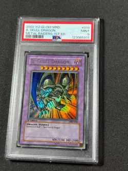 Yugioh PSA 9 B. Skull Dragon MRD-018 1st Edition Ultra Rare New Cert Clean - Image 2