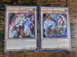 YU-GI-OH GHOST OGRE & SNOW RABBIT 2 ARTWORKS RA02 NM SECRET RARE - Image 1