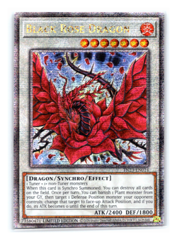 Black Rose Dragon - TN23-EN014 - Quarter Century Secret Rare Limited Yugioh - Image 1