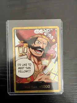 DON!! Card (Gol.D.Roger) (Gold) - Carrying On His Will (OP13) NM English - Image 3