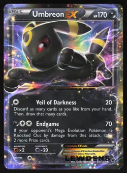 Umbreon EX - 55/124 - Ultra Rare - XY Fates Collide - Pokemon Card - 1 - Image 1