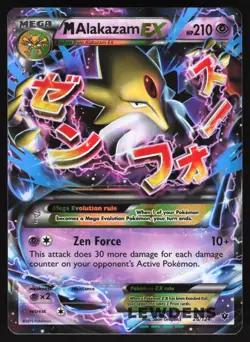 M Alakazam EX - 26/124 - Ultra Rare - XY Fates Collide - Pokemon Card - Image 1
