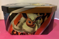 Pokemon Trading Card Tin-- JOLTEON EEVEE EVOLUTIONS--empty tin--pre-owned - Image 3