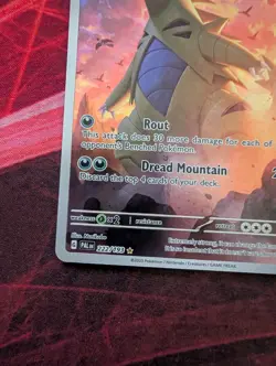 Pokemon TCG Tyranitar Scarlet & Violet Paldea Evolved Holo Card 222/193 - Image 5