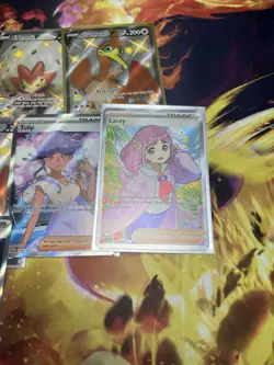 Pokemon Scarlet & Violet / Mega Evolution Full Art Lot Of 13 Cards NM - Image 4