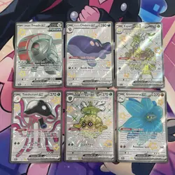 Pokemon TCG | English Paldean Fates Full Art Secret Rare X6 Card Bundle - Image 1