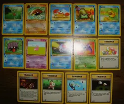 1st Edition Fossil Common & Uncommon 32 Card Complete Set 1999 Pokemon TCG Ex/NM - Image 2