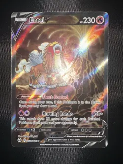 Entei v GG36/GG70 Crown Zenith: Galarian Gallery Ultra Rare Holo Card - Image 1