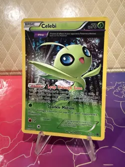 Pokemon TCG Celebi XY Black Star Promos Holo Card XY93 - Image 1