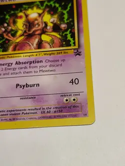 🔥Pokemon Mewtwo TCG Black Star Promos 14 Regular Promo Card 🔥 - Image 4