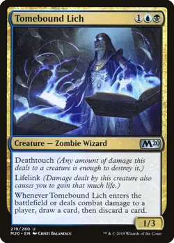 Tomebound Lich [Core Set 2020] Magic MTG - Image 2