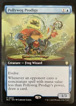 Pollywog Prodigy (Extended Art) Commander: Bloomburrow Regular NM - Image 1