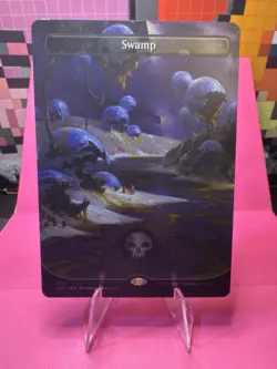 Swamp (488) (Borderless) (Galaxy Foil) Unfinity Foil - Image 1