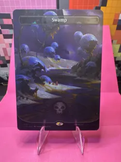 Swamp (488) (Borderless) (Galaxy Foil) Unfinity Foil - Image 3