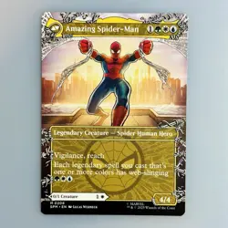 Peter Parker Amazing Spider-Man Mythic 0208 SPM MTG Magic the Gathering - NM - Image 2