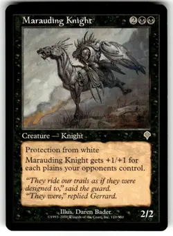 Marauding Knight ~ Invasion [ Excellent ] [ Magic MTG ] - Image 1